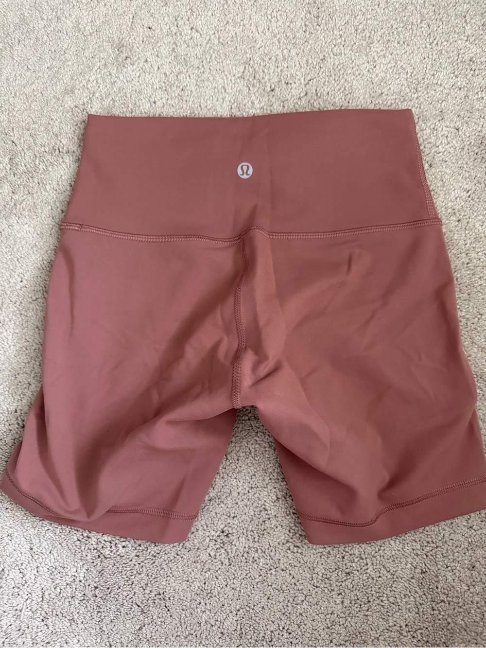 lululemon athletica Women's High-Rise Bike Shorts in Dusty Pink